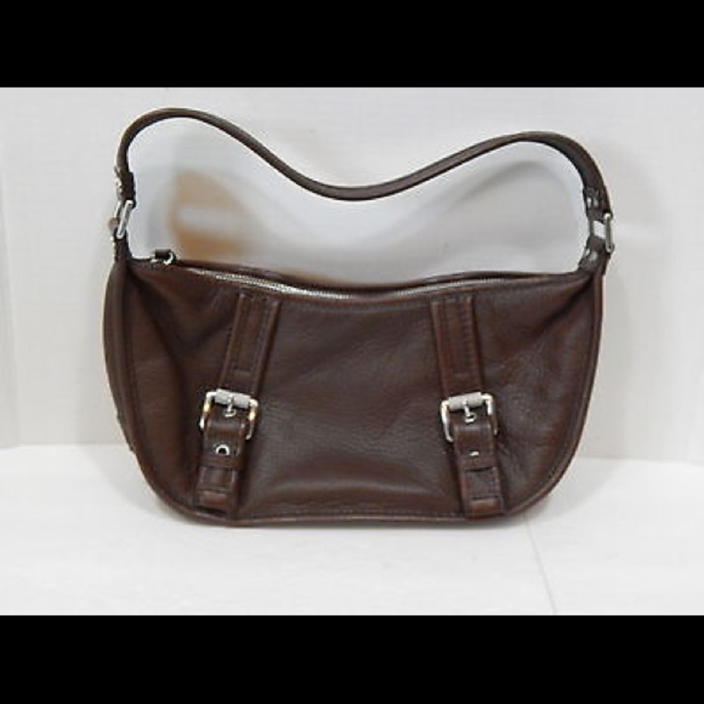 Michael Kors Purse Brown Pebbled Leather
